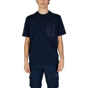 Antony Morato Casual Pocket TShirt Short Sleeves Men Blue T-Shirts
